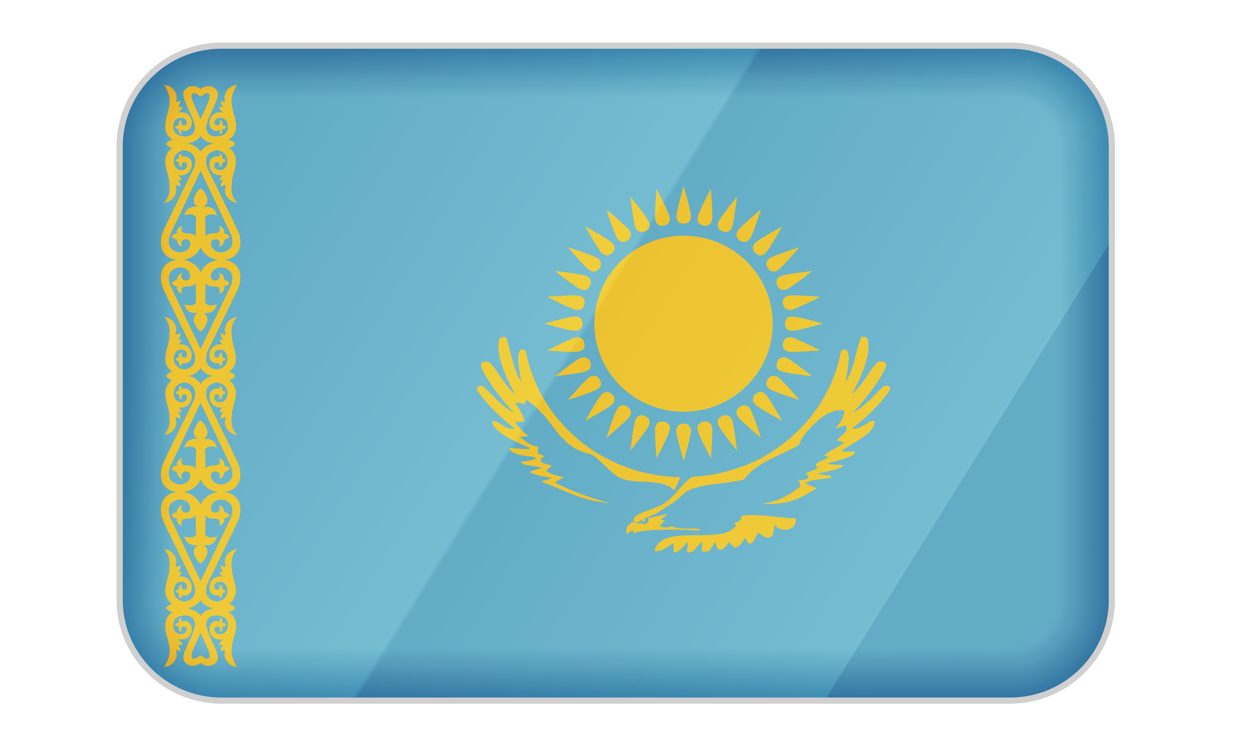 عکس با کیفیت پرچم قزاقستان