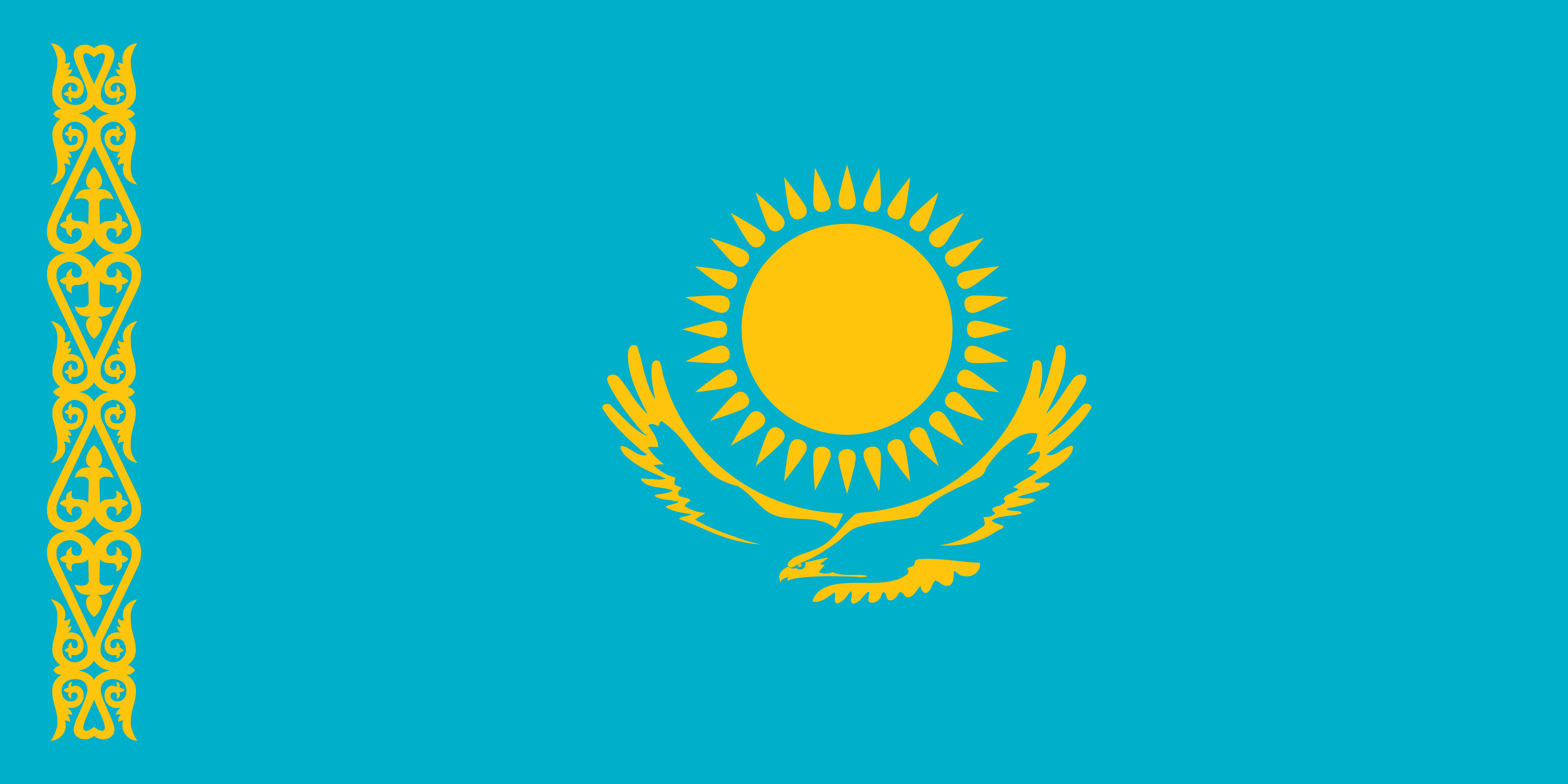 عکس پرچم قزاقستان